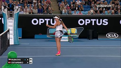Avustralya Açık 2017: Karolina Pliskova -  Jelena Ostapenko (Özet)