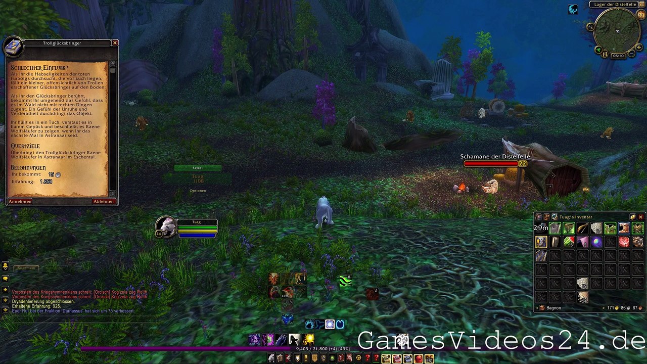 World of Warcraft Quest: Schlechter Einfluss?