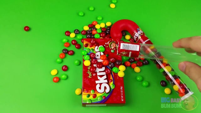 Best Of Learn Colours with Surprise Eggs and Skittles Rainbows! Learning Colors with Candy!