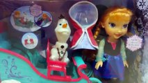 Jakks Pacyfic - Disney Frozen - Annas Frozen Adventure with Sleigh and Olaf - TV Toys
