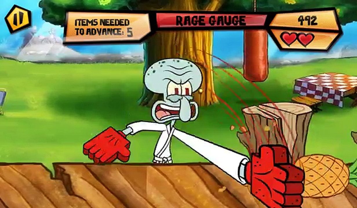 Spongebob Squarepants The Kah Rah Tay Squid - Cartoon Games Movie Spongebob