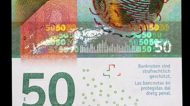 New 50 swiss francs
