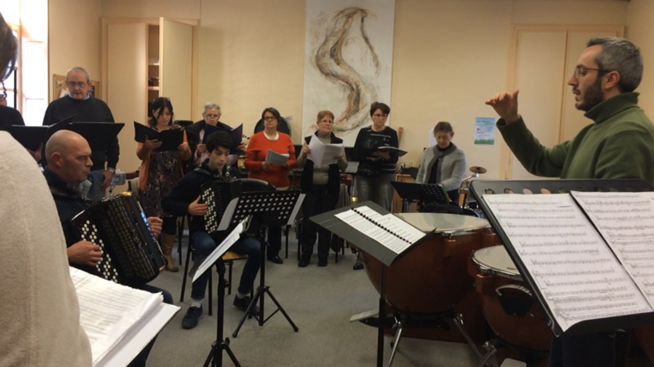 Répétition de La Flèche en chœur pour les Folles Journées