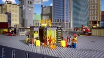 Lego City Fire Station Boat Paloasema Palontorjunta 60108 & 60109 & 60110 TV Toys HD Ad 2016