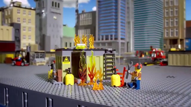 Lego City Fire Station Boat Paloasema Palontorjunta 60108 & 60109 & 60110 TV Toys HD Ad 2016