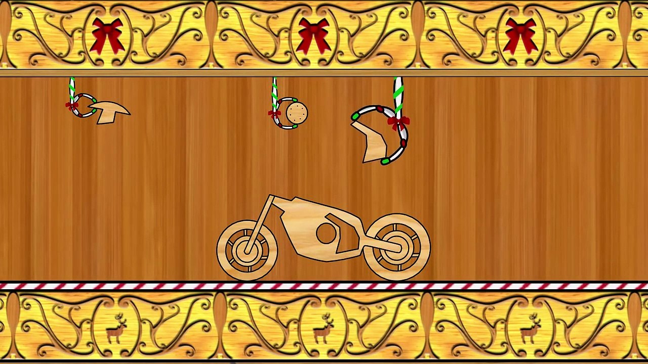 Santa's Workshop 'motorcycle' L'atelier de Noël 'moto'-54Lw9jrFEpU