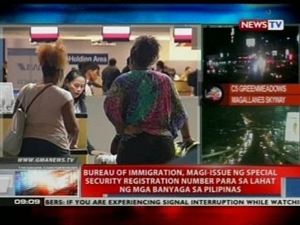 BI, magi-issue ng special security registration number para sa lahat ng mga banyaga sa Pilipinas