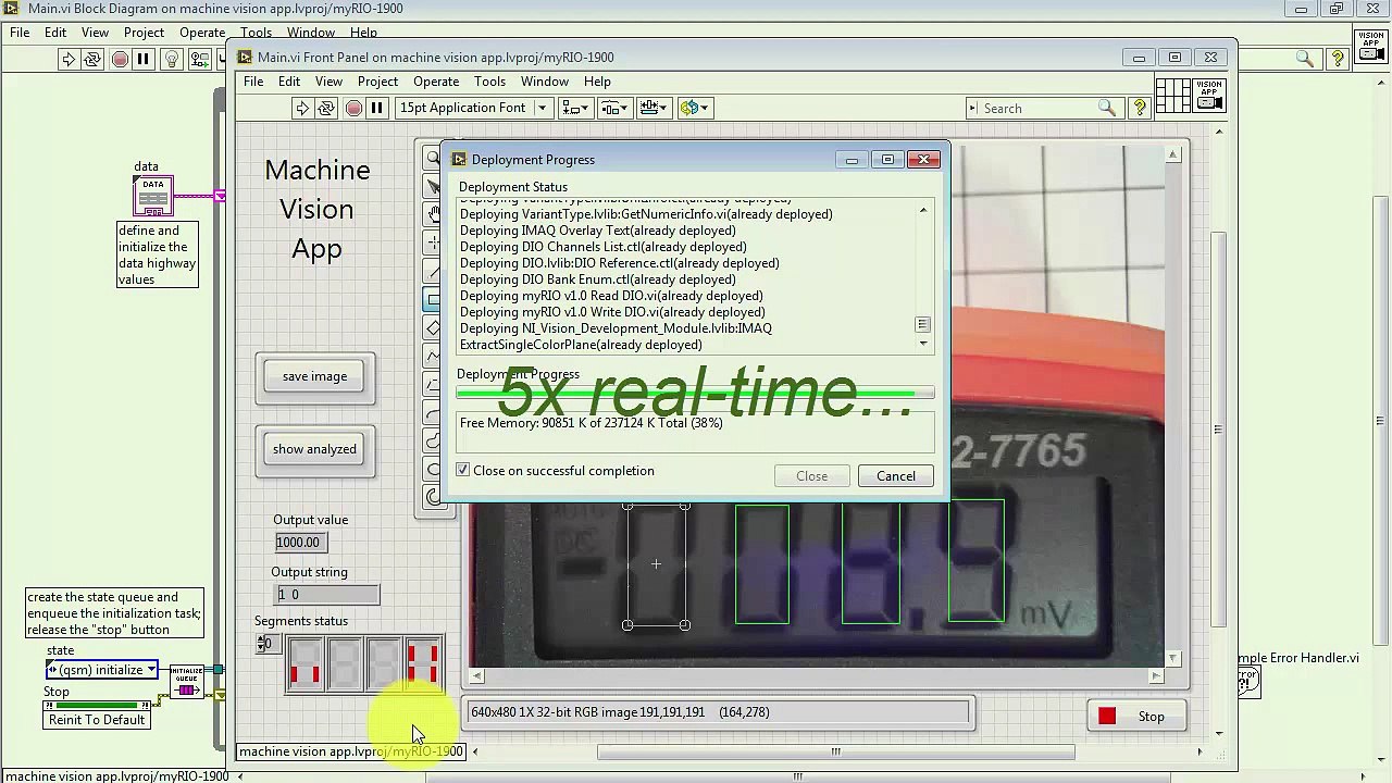 NI Vision_ Read a DMM Display