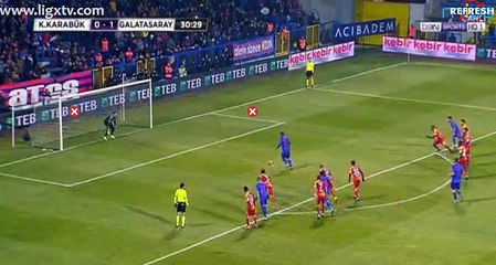 Evgen Seleznev Penalty  GOAL HD - Kardemir Karabuk	1-1	Galatasaray 21.01.2017