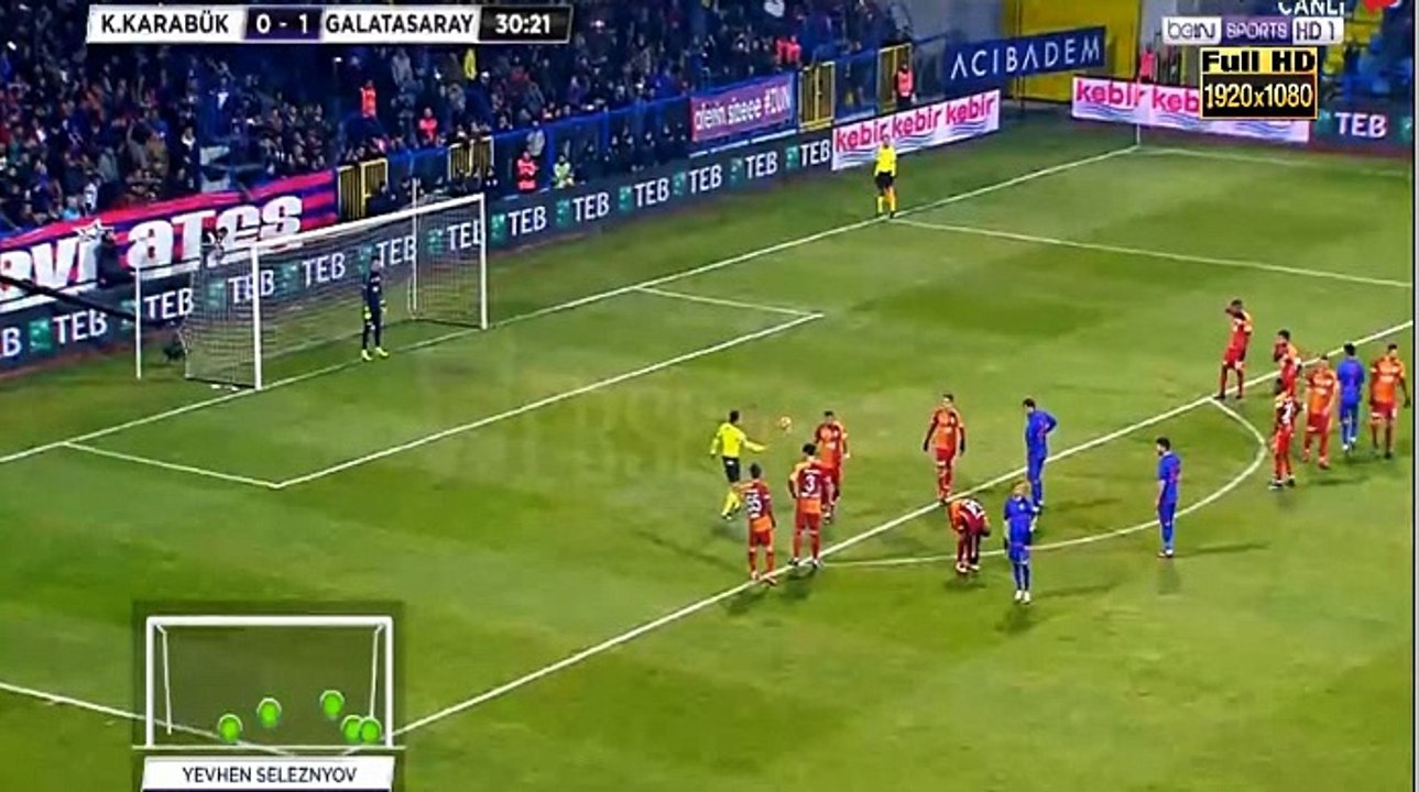 Seleznev (Penalty) Goal HD - Kardemir Karabuk	1-1	Galatasaray 21.01.2017