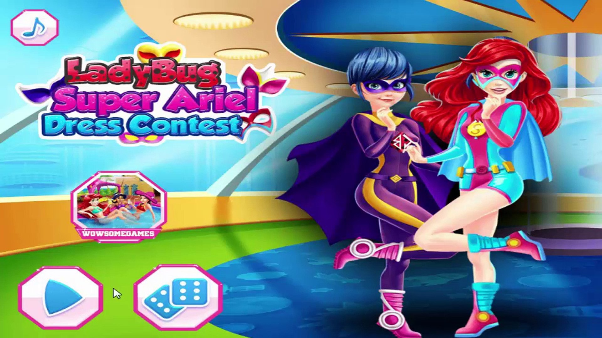 Ladybug Super Ariel Dress Contest - Ladybug Video Game For Girls