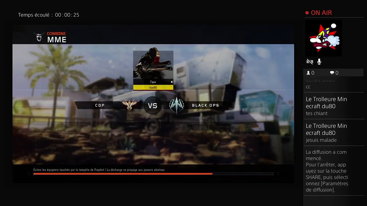 Diffusion PS4 en direct de Ilian80