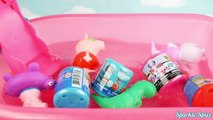 Peppa Pig and Secret Life of Pets Bath Tub Time Finger Paint Soap Orbeez, Colors, Toys Surprises