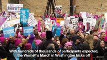 Women's March kicks off in Washington