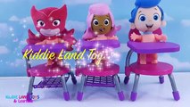 PJ Masks Bubble Guppies Baby Dolls Learn to Eat and Potty Train Pretend Play Best Kids Video