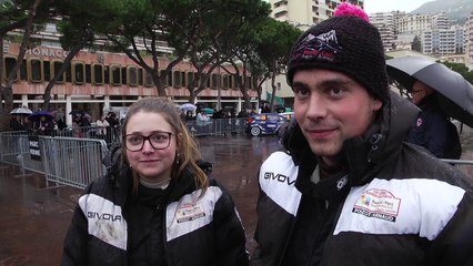 Rallye Monte-Carlo : Réaction de Poizot à l'arrivée