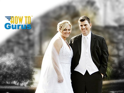 How to Fade Color to Black & White for Wedding Photography in Photoshop Elements 15 14 13 12 11 Tutorial