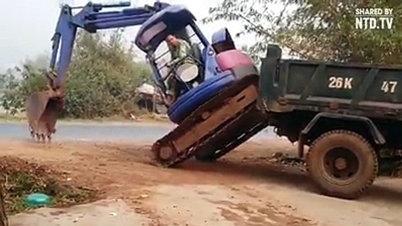 Ky bagerist do ju lë me gojë hapur