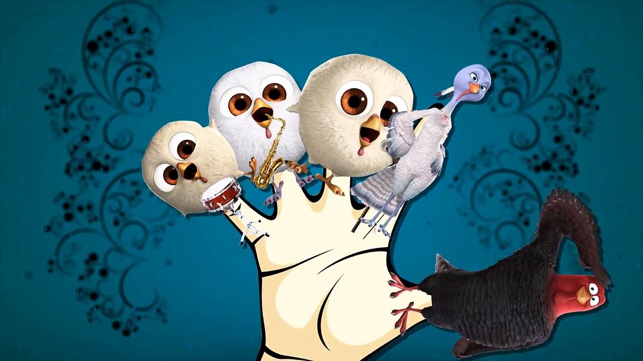 Птицы Мультфильмы Семья Палец Рифмы Для Детей | Птиц Finger Семья Дети Потешки