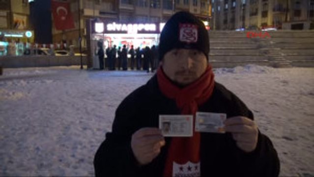 Sivas Konuşma Engelli Taraftarın Maç Izleme Sevinci