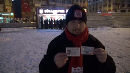 Sivas Konuşma Engelli Taraftarın Maç Izleme Sevinci