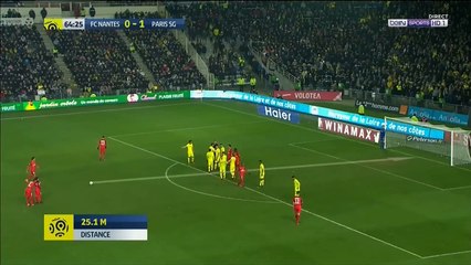 Edinson Cavani Goal HD - Nantes	0-2	PSG 21.01.2017