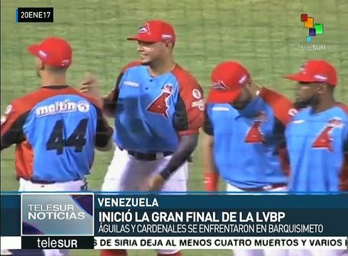 Venezuela: Águilas del Zulia gana el primero de Gran Final de béisbol