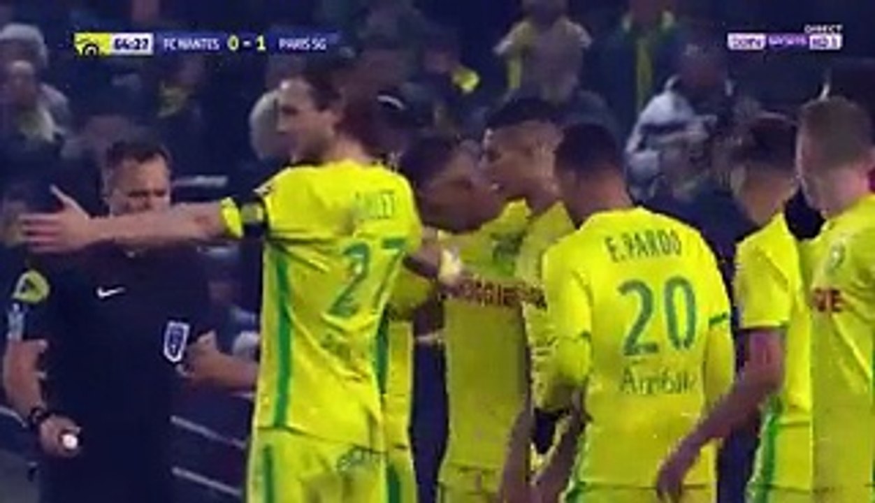 Edinson Cavani Free-Kick Goal HD - Nantes 0-2 PSG 21.01.2017 HD