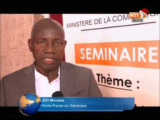 Séminaire des professionnels et acteurs de la presse