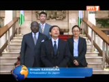 Le chef de l'Etat reçoit les nouveaux ambassadeurs accrédites de la fédérale  d'Allemagne du jap