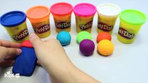 Kid Learn Colors DIY Make Rainbow Ice cream with Play doh Colors for children to learn