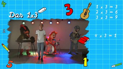Das 1x3 Lied - Mathe Lernlieder _ Kinderlieder-VFpS838CJGo