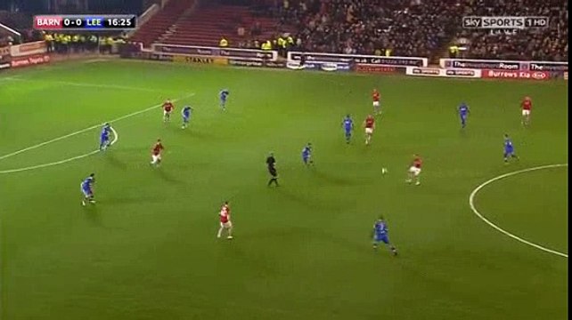 Chris Wood Goal HD - Barnsley 0 - 1 Leeds Utd 21.01.2017