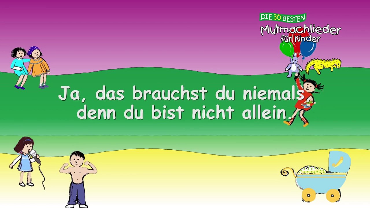 Du musst nicht immer Erster sein - Die besten Mutmacherlieder _ Kinderlieder-iCd-qfV_UQs
