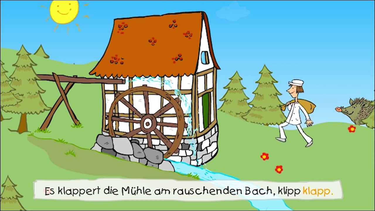 Es klappert die Mühle am rauschenden Bach  - Kinderlieder Klassiker zum Mitsingen _ Kinderlieder-H3JwYddMJmM