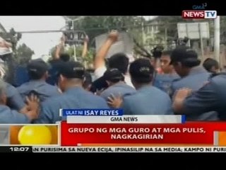 BT: Grupo ng mga guro at mga pulis, nagkagirian