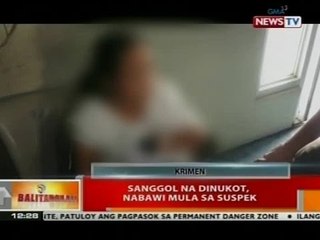 BT: Sanggol na dinukot, nabawi mula sa suspek