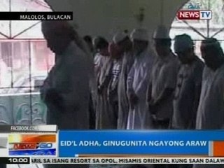 NTG: Eid'l Adha, ginugunita ngayong Lunes