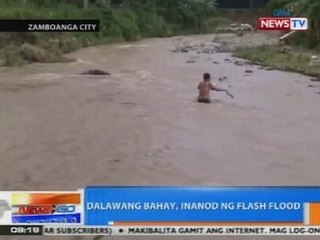 NTG: 2 bahay, inanod ng flash flood sa Zamboanga City