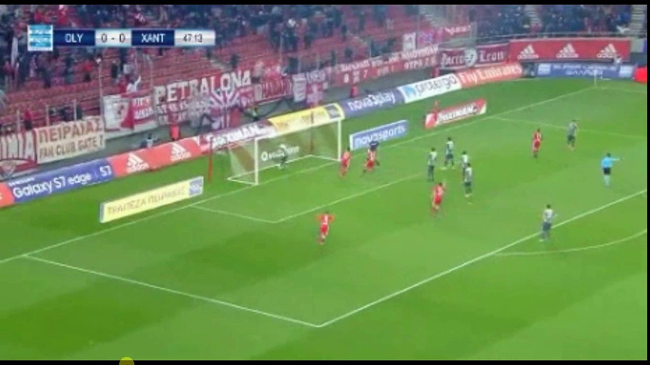 Σεμπά Γκολ - Ολυμπιακός Πειραιώς 1-0 Ξάνθη  21.01.2017 (HD)