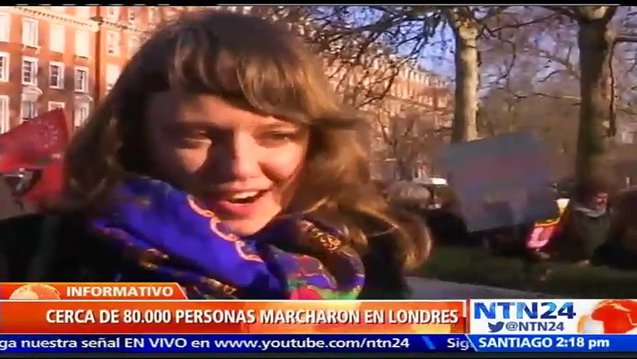 Miles de mujeres se manifiestan en varias ciudades del mundo contra las políticas de Donald Trump