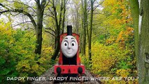 The Finger Family Song Nursery Rhyme #3 Thomas Tank Engine Friends Ryan Rosie accidents can happen