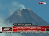 QRT: Lokal na pamahalaan ng Albay, nananatiling nakaalerto sa posibleng pagputok ng bulkang Mayon