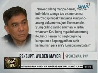 24 Oras: PNP, nagbabala sa paggamit sa mga selfie sa mga opisyal para iwas-huli sa traffic violation