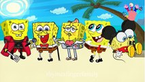 Finger Family (SPONGE BOB) Nursery Rhymes for Childrens Babies and Toddlers | KidsW