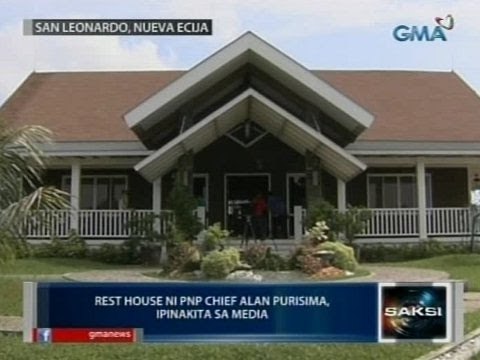 Saksi: Rest house ni PNP Chief Alan Purisima, ipinakita sa media