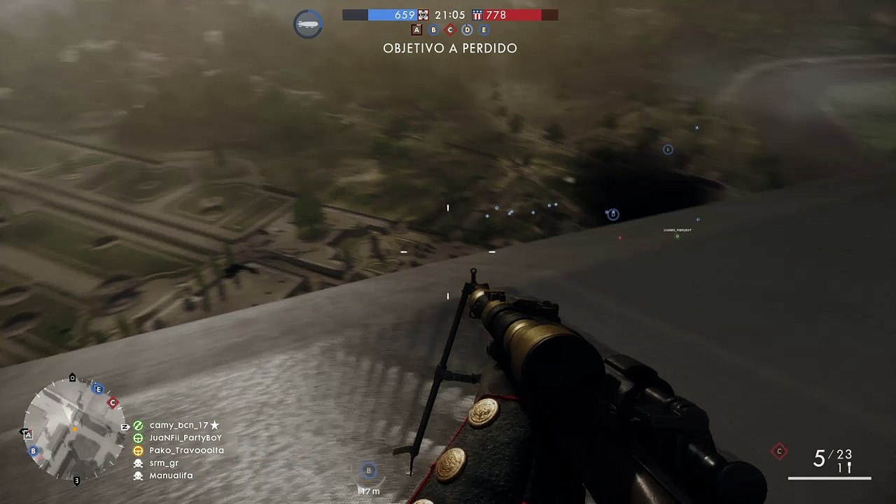 Francotirador desde Zeppelin