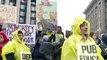 TRUMP INAUGURATION PROTESTS - Anti-Trump Protests Intensify on Morning of Inaugu