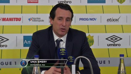 21e j. - Emery sur Verratti : "Je ne connais pas le règlement"
