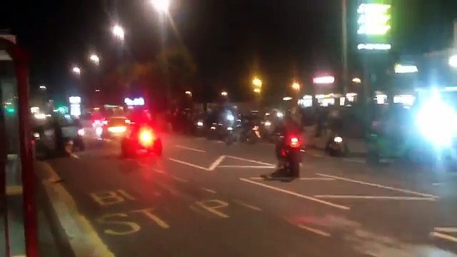 WATCH- 'Mad Max' bikers Leeds - Halloween bike 'ride out' closes Kirkstall Road,